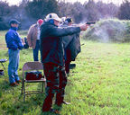 Students at the firing line